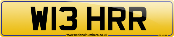 W13 HRR