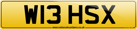 W13 HSX