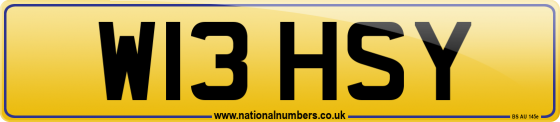 W13 HSY
