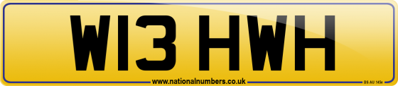 W13 HWH