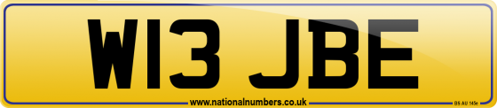W13 JBE