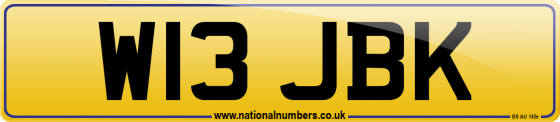 W13 JBK