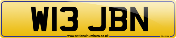 W13 JBN