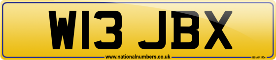 W13 JBX