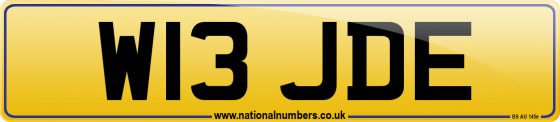 W13 JDE