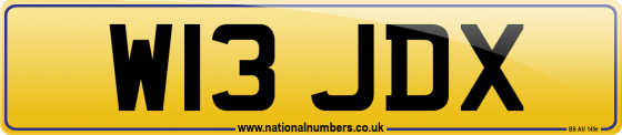 W13 JDX