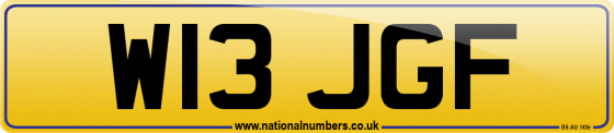 W13 JGF