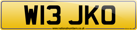 W13 JKO
