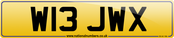 W13 JWX