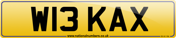 W13 KAX