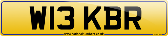 W13 KBR