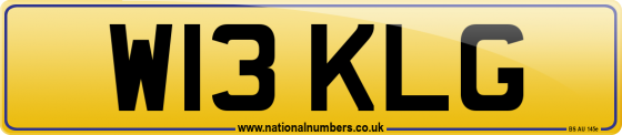 W13 KLG