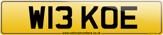 W13 KOE