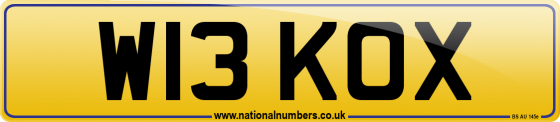 W13 KOX