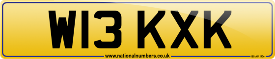 W13 KXK