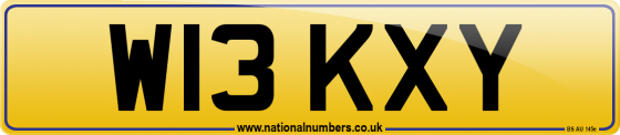 W13 KXY
