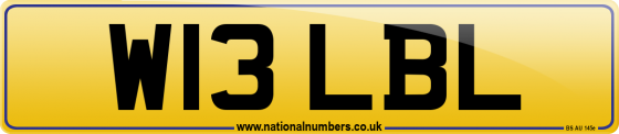 W13 LBL