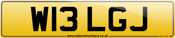 W13 LGJ