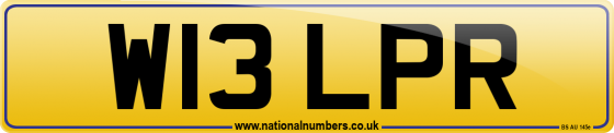 W13 LPR