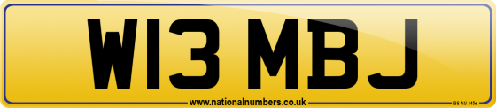 W13 MBJ