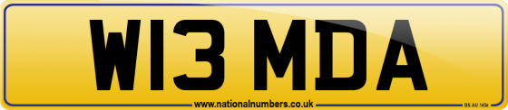 W13 MDA