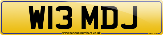 W13 MDJ