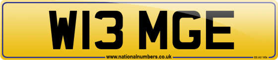 W13 MGE