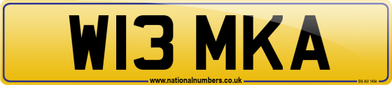 W13 MKA