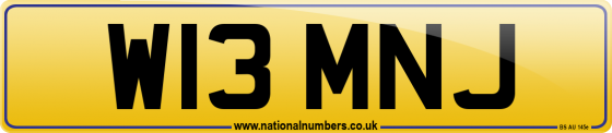 W13 MNJ