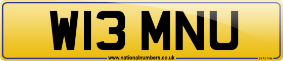 W13 MNU