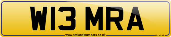 W13 MRA