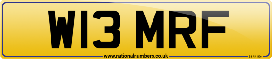 W13 MRF