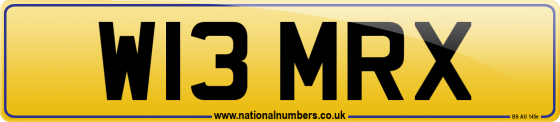 W13 MRX