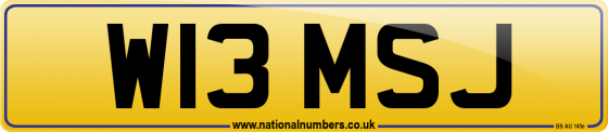 W13 MSJ