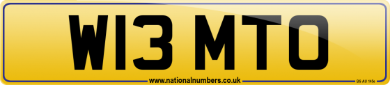 W13 MTO