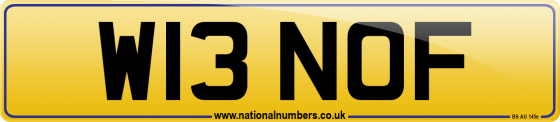 W13 NOF
