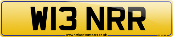 W13 NRR