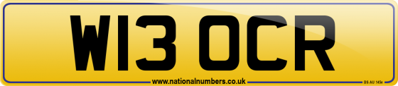W13 OCR