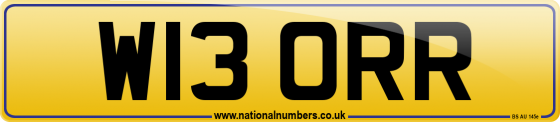 W13 ORR