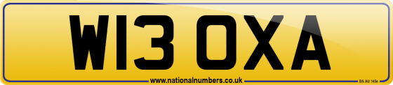 W13 OXA