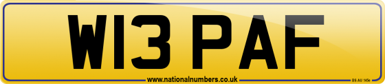 W13 PAF