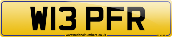 W13 PFR