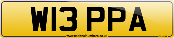 W13 PPA