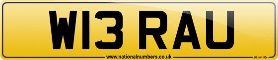 W13 RAU