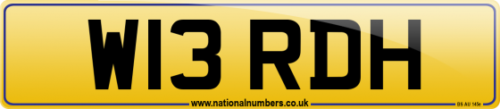 W13 RDH