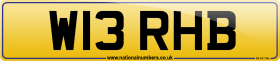 W13 RHB