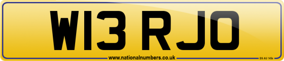 W13 RJO