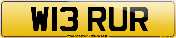 W13 RUR