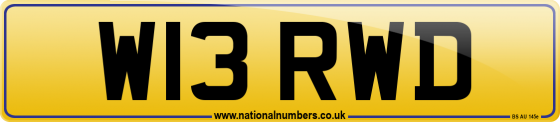 W13 RWD
