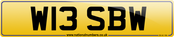 W13 SBW